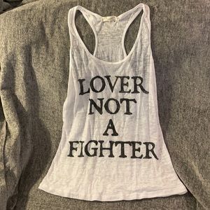 Forever 21 white tank top Large